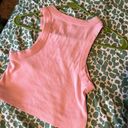 Old Navy Pink Cropped Tank Top Photo 0