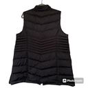 J.Jill  Goose Down Puffer Vest Womens Size 1X Full Zip Pockets Black Photo 1