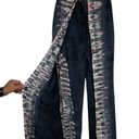 Young Fabulous and Broke  Tie Dye Fauna Split Wide Leg Pant Robin Cayman Wash M Photo 4