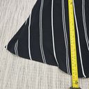 Xhilaration  Womens Size L Black White Striped Faux Wrap Mini Dress Minimalist Photo 8