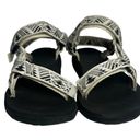 Teva  Original Universal Sandal Size 7 Boomerang White Gray Aztec Slide sz 7 Photo 2