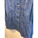 Allegra K  Long Sleeve Denim Tie Waist Belt Button Up Jacket NEW Size Medium Photo 9