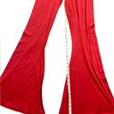 Aerie Red Real Me Super Flare Hi-Rise Pants in Size XL Long Photo 4