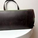 Versacarry Concel Carry Tote Olive Green Brown‎ Leather Trim 14.5"X10" Handbag Photo 6