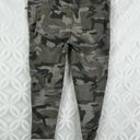 Umgee  Camo Army Green Moto Skinny Zipper Ankle Jeans Size M Photo 3