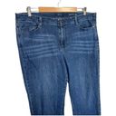 J.Jill  Jeans Womens 16 Denim Authentic Fit Slim Ankle Distressed Mid Rise Blue Photo 2