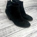 Paul Green  Black Suede Leather Ankle Booties US size 7 Photo 2