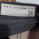 Rag and Bone  Size 26 MILA Mid Rise Cut Off Jean Shorts Black Distressed NEW Photo 4