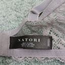 Natori 🍎5/25  Bra Full Coverage Gray Floral Lace Underwired Size 32DDD Size 32F Photo 6