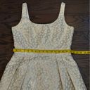 Shoshanna  Gold & Cream Party Dress Size 6 Photo 7