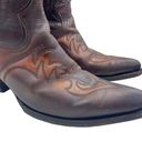 Krass&co Texas Boot  Texas Imperial Brown Leather Country Western Cowboy Boots 9 D Photo 7