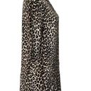 Equipment  Femme Womens Aubrey Dress Leopard Print Silk Shift 3/4 Sleeves Size XS Photo 5