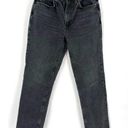 RE/DONE  Women's Whiskered Cotton Blended Straight Jeans Black Size 26 Photo 0