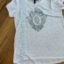 BCBG MaxAzria Pink Angel Virgo Zodiac Burnout Tee C Photo 6