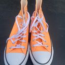 Converse Neon Orange Plateform Photo 1