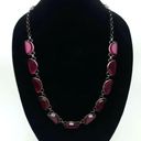 Coldwater Creek  Purple Crescent Gem Long Necklace Photo 0