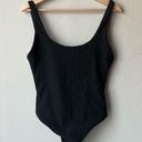 ONIA  Swimsuit Black One Piece Scoop Neck Waffle Knit Bikini Black Size L Photo 2