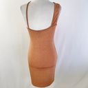 Pretty Little Thing Slinky Knit One Shoulder Strap Bodycon Dress Toffee Size 4 Photo 11