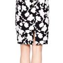 Kate Spade  Floral Graphic Marit Black White Pink Pencil Skirt Sz 4 Photo 5