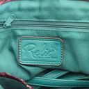 Relic  Teal Green Blue Shoulder Bag Pink Floral  and Teal Interior Purse Photo 12