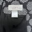 The Loft  Womens Black and White Skirt Sz 12P Photo 6