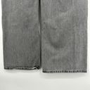 Gap  Low Stride Wide Leg Jeans Baggy Gray Wash Ripped Mid Rise Size 12 / 31L Long Photo 7