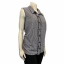 cj banks 3X  Gingham Sleeveless Button Down Blouse Photo 2