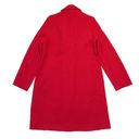 J.Crew NWT  Daphne Topcoat in Bold Red Italian Boiled Wool Coat 14 $228 Photo 4