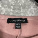 Lane Bryant  Women's Plus Size Pink Smocked Shoulders Sweatshirt - Size 26/28 Photo 3