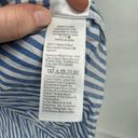 J.Crew  Factory Striped Button Front Spring Preppy Women Medium Lightweight Top Photo 6