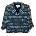 Doncaster  Black Gray White Patterned Blazer Size 14 NEW Photo 0