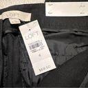 Loft Anne Taylor  Linen Julie Curvy Classic Trouser | Black | NWT Photo 6