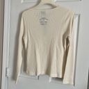 HARLEY DAVIDSON Cream Waffle Knit Size Large Long Sleeved Shirt Blue Photo 4