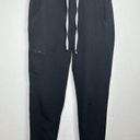 FIGS  High Waisted Zamora Jogger Scrub Pants Womens Small Black Photo 0