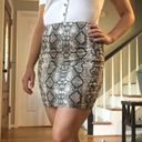 SheIn Snake Skin Pattern Mini Skirt (matching crop top on my page available) Photo 2