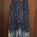 Patagonia  Kiawah Island Dress Blue Tie-Waist Tie-Dye Size L Photo 0