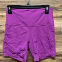 Lululemon Purple Biker Shorts Photo 3