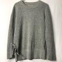 All Saints Gray Side Ties Jumper Sweater Small Photo 0