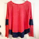 Free People We The Free waffle knit scoop neck colorblock top Photo 5