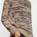 BCBGMAXAZRIA  Womens Turtleneck Sweater Taupe/black Marled Long Sleeve XS Photo 0