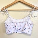 Forever 21 White Swim Top With Blue And Red Stars Photo 1