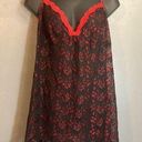 Secret Treasures  black and red floral lace negligee Photo 0