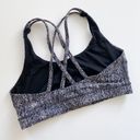 Lululemon Energy Bra Power Luxtreme Ripple Jacquard Black White Photo 4