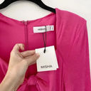 Misha Collection Gracie Cut Out Mini Dress in Bright Pink NWT Size 6 Retail $317 Photo 11
