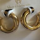 House of Harlow  1960 Chunky Hoop earrings Photo 3