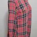 Polo  Ralph Lauren coral plaid linen blend button down size medium Photo 2