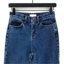 Oak + Fort  Straight Leg Crop Jean Blue Denim S Photo 1