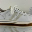 Skechers Vintage Y2K 2000s White Leather Rhinestone Stripe Casual Track Sneakers Photo 4