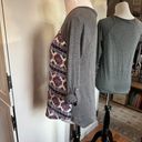 Rewind Medium Gray Patterned Top Photo 1