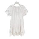 Rails  Arielle Dress White Eyelet Organic Cotton Blend Size Small NWT Photo 4